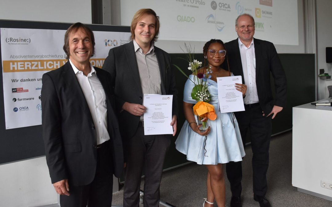 TH Rosenheim verabschiedet erste Absolventen des Studiengangs Applied Artificial Intelligence