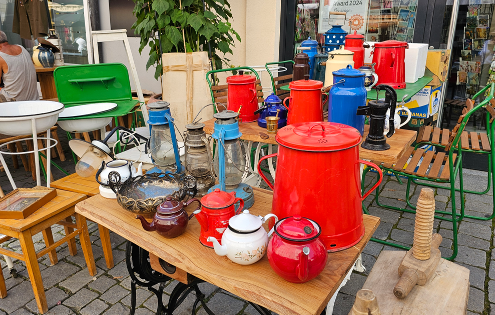 Antikmarkt 6 Antik- und Trödelmarkt in Rosenheim August 2025. Fotos: Innpuls.me