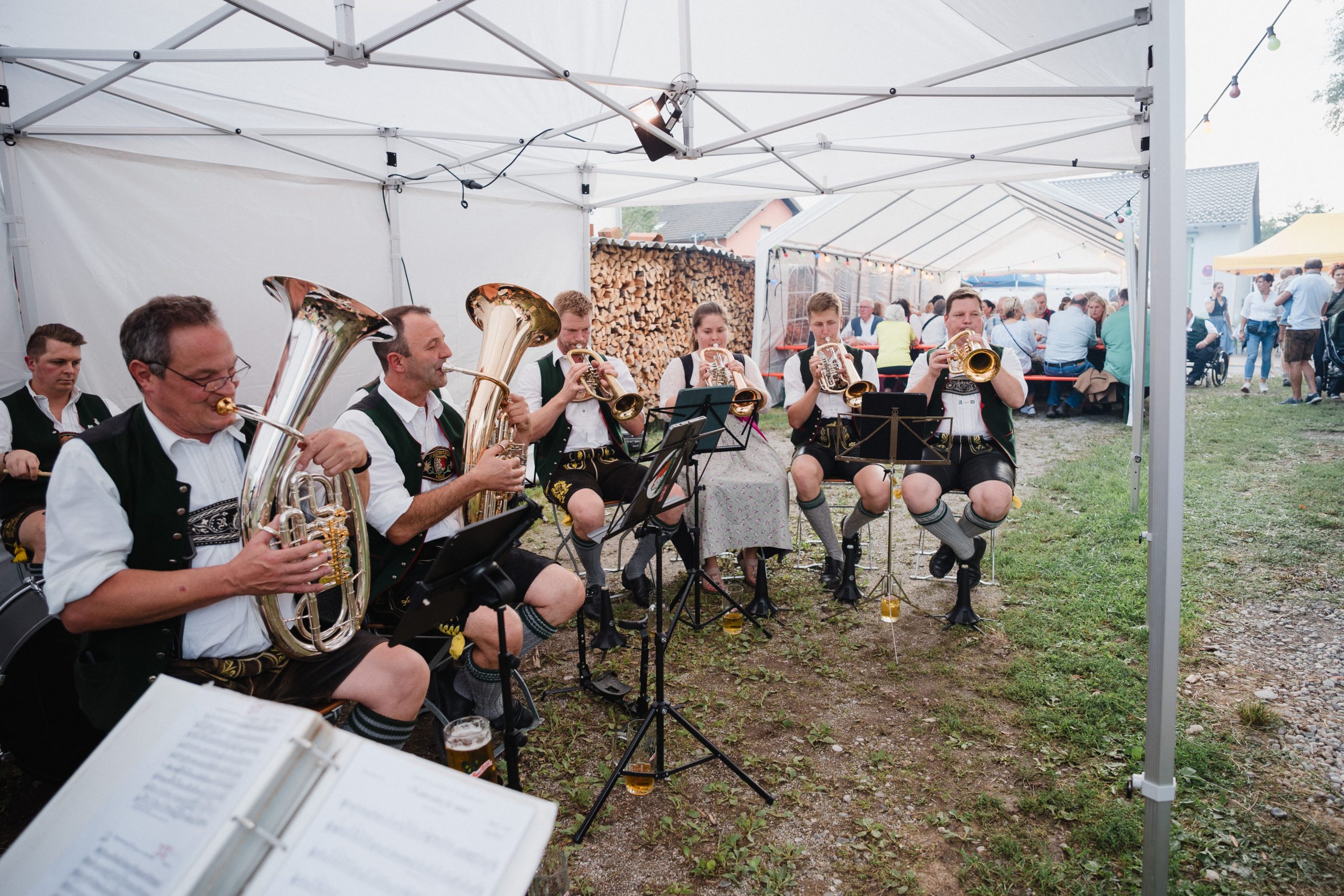 Bild 7, Blaskapelle Am Wasen Stadlfest der CSU Rosenheim 2025. Fotos: Copyright Christoph Leonhardt