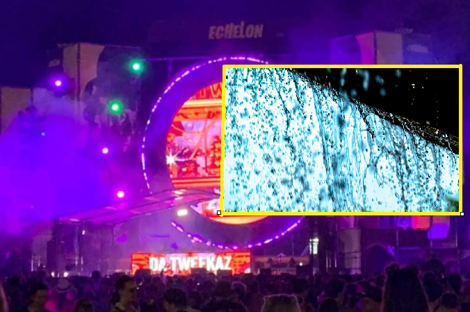 Echelon symbo Beitragsbild Echelon, eingeblockt Starkregen. Foto: re