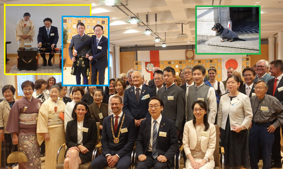 20 Jahre Städtepartnerschaft Rosenheim-Ichikawa: Festakt mit Lederhose und Tee