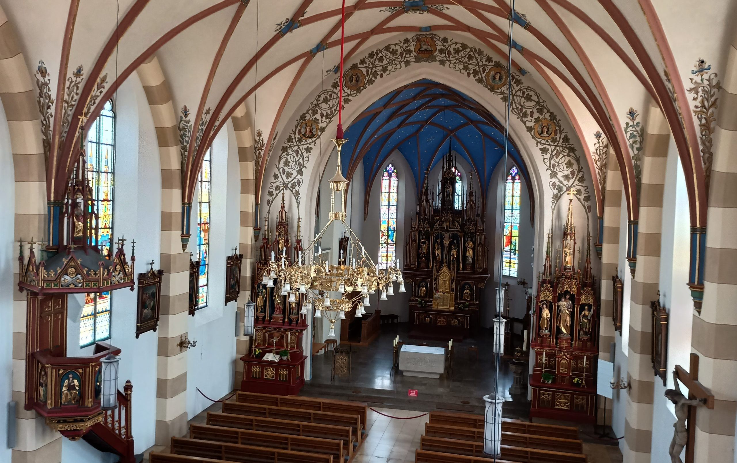 Pfarrkirche St. Georg innen X Pfarrkirche St. Georg von innen Copyright Gemeinde Eggtätt