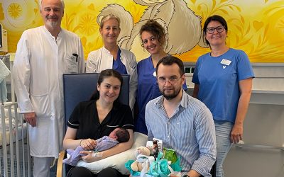 1000ste Geburt am RoMed Klinikum Rosenheim: die kleine Sara ist da