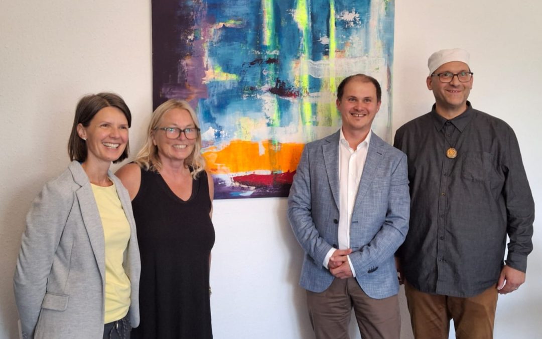 Kunstausstellung beim Sozialpsychiatrischen Dienst der Caritas in Rosenheim