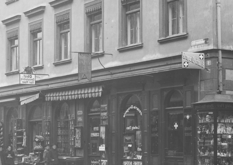 Münchener Straße, Rosenheim, 1910