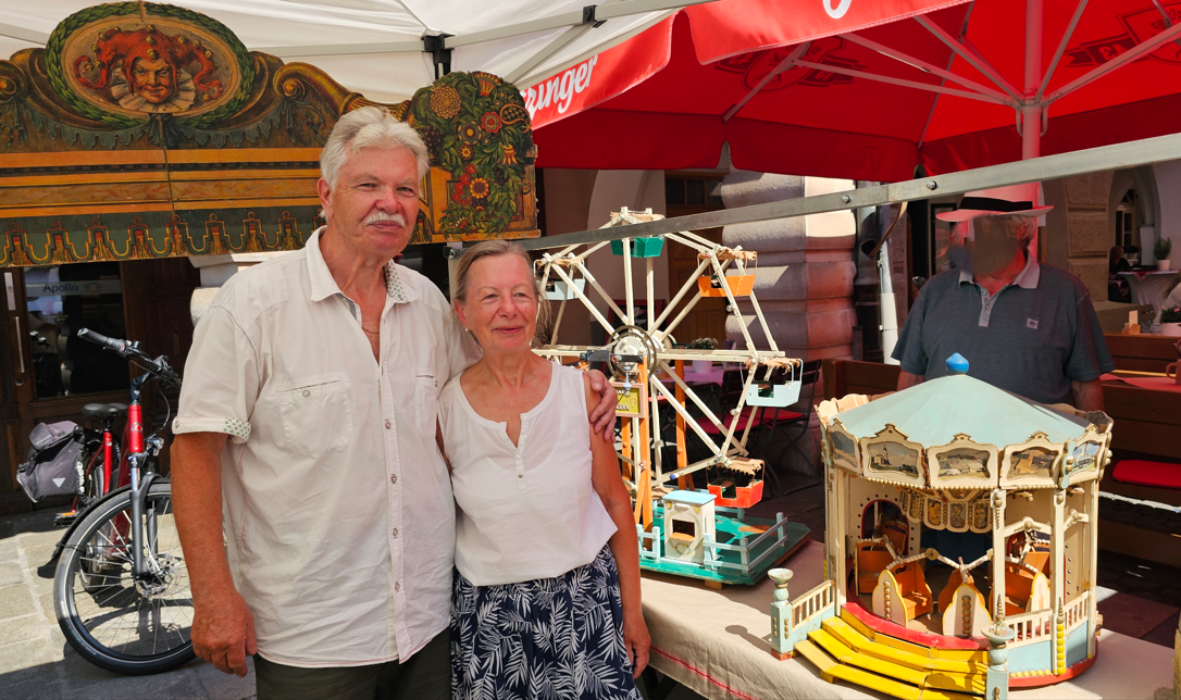 antikmarkt 2 Antik- und Trödelmarkt in Rosenheim August 2025. Fotos: Innpuls.me