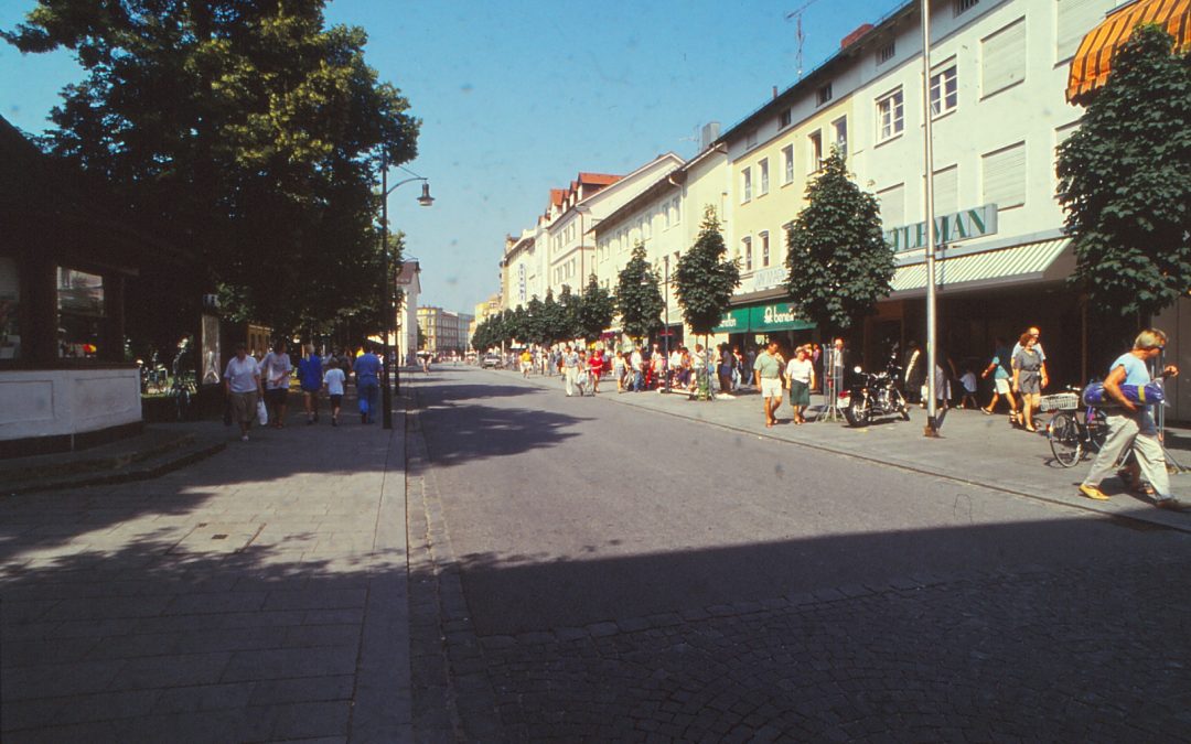 Münchener Straße, Rosenheim, 1980er