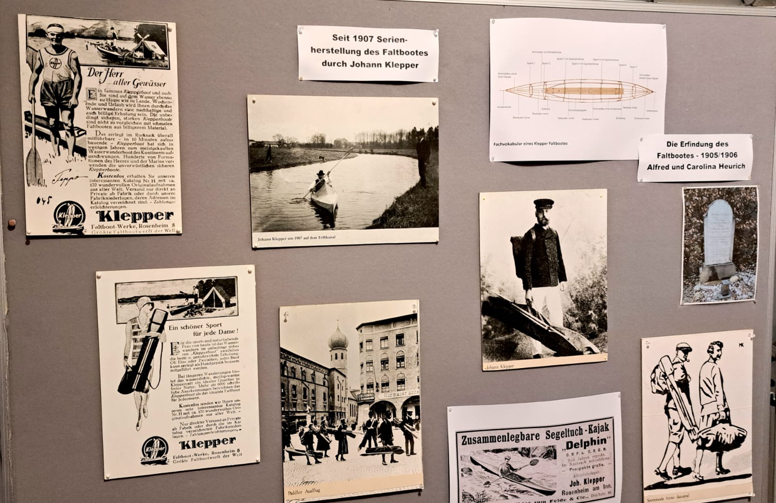 Kajak (6) Ausstellung im KKR-Festzelt gibt Einblick in die Geschichte des Vereins. Fotos: Hendrik Heuser