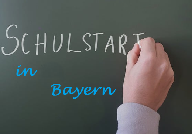 Schulstart haupt Schulstart in Bayern wird mit Kreide an eine Tafel geschrieben. Foto: re