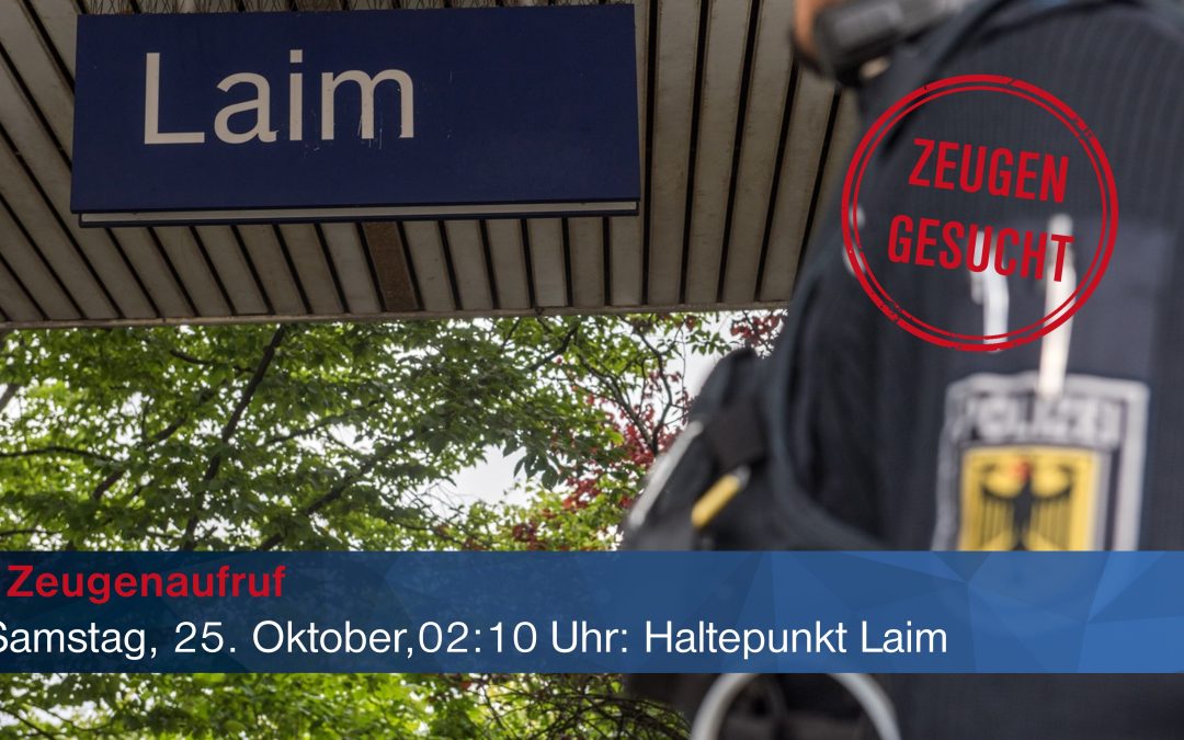 Gefährliche Körperverletzung am S-Bahn-Haltepunkt Laim – Täter flüchten