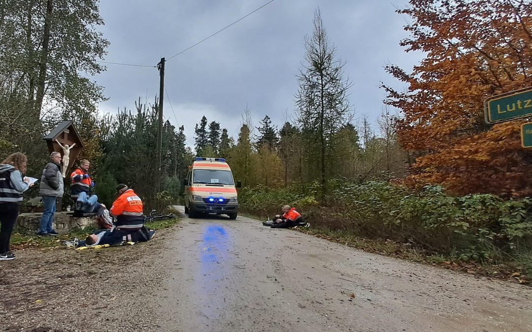 Malteser trainieren Katastropheneinsatz in Pfaffing