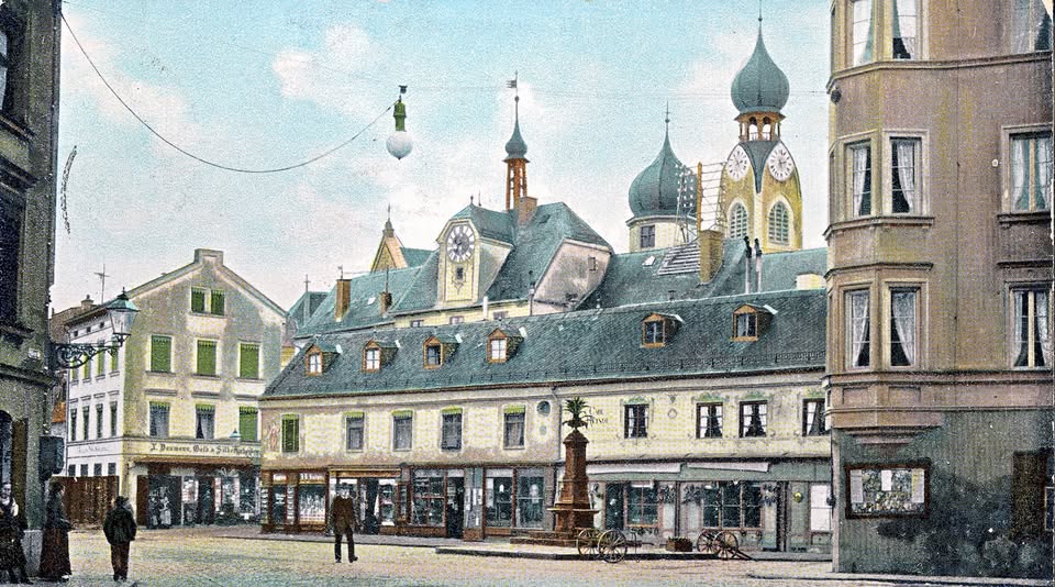Ludwigsplatz, Rosenheim, 1906