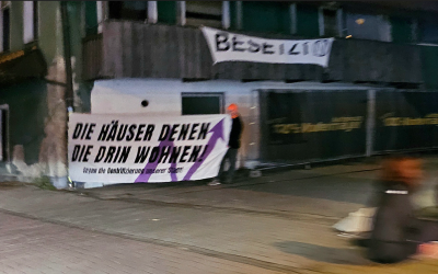 Hausbesetzung in der Innstraße 70: Aktivisten protestieren gegen Leerstand und hohe Mieten