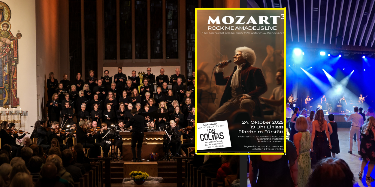 Chorkreis St. Quirinus Fotomontage Chorkreis St. Quirinus. Fotos: Michael Gartner