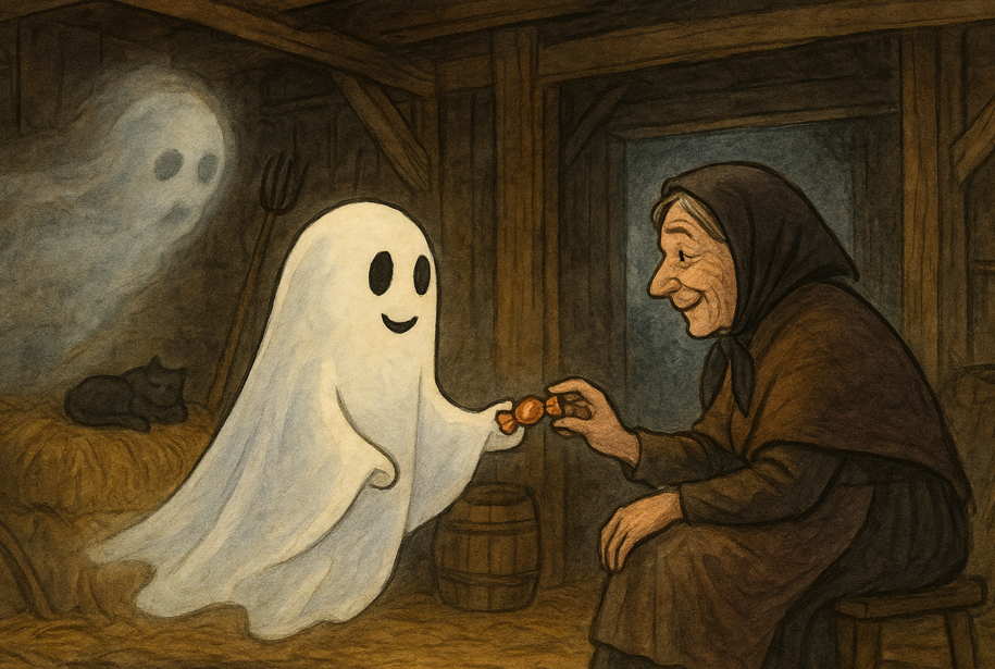 👻 Berti Boo und der Zauber vom Halloween-Bonbon – Ein bayerisches Halloween-Märchen