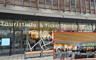 Ufo in Rosenheim gelandet – Neu Tourist-Info und Ticketzentrum feierlich eröffnet