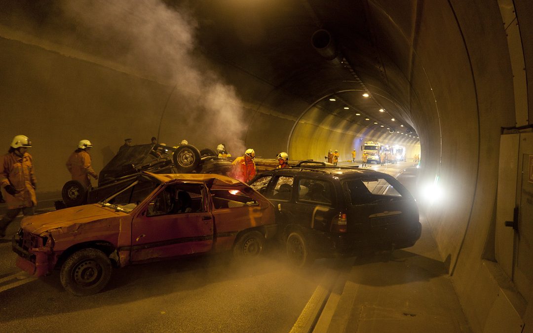 B 21 Schneizlreuth: Wendelbergtunnel wegen Großübung mit Einsatzkräften und Wartung gesperrt
