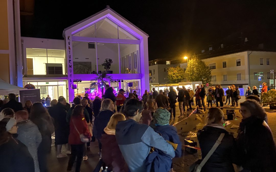 Beim Michaelimarkt in Bruckmühl flogen die Funken