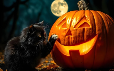 Schwarze Katzen: Mythos, Mieze und Halloween