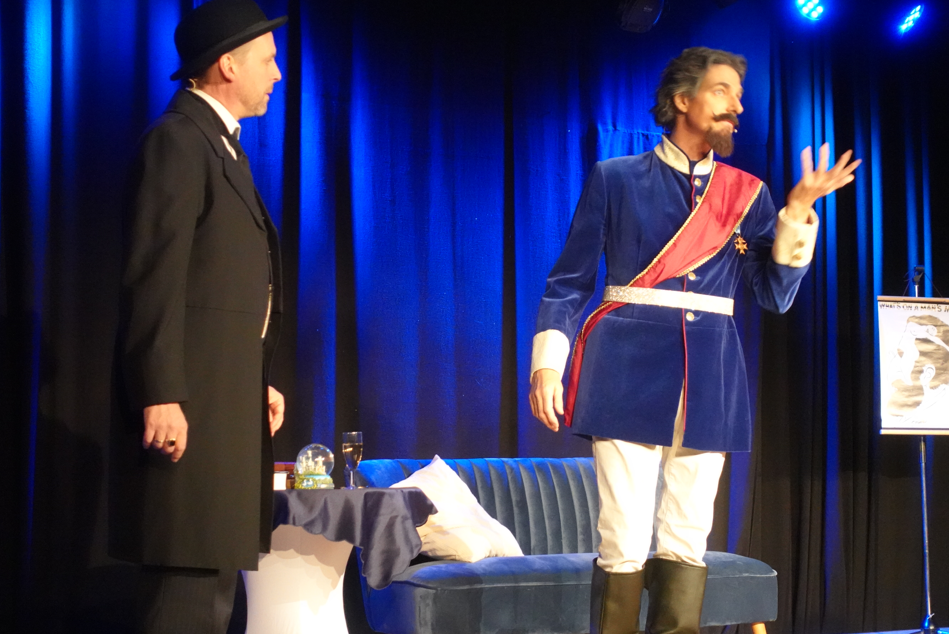 Kini Rosenheimer Kleinkunsttage 2025: König Ludwig II - der bayerische Patient. Fotos: Innpuls.me