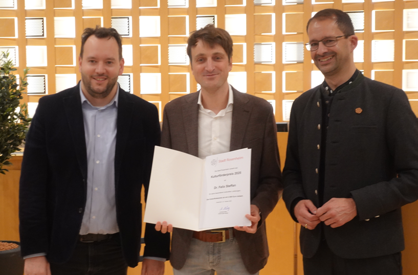 Kulturförderpreis 2025 geht an Dr. Felix Steffan