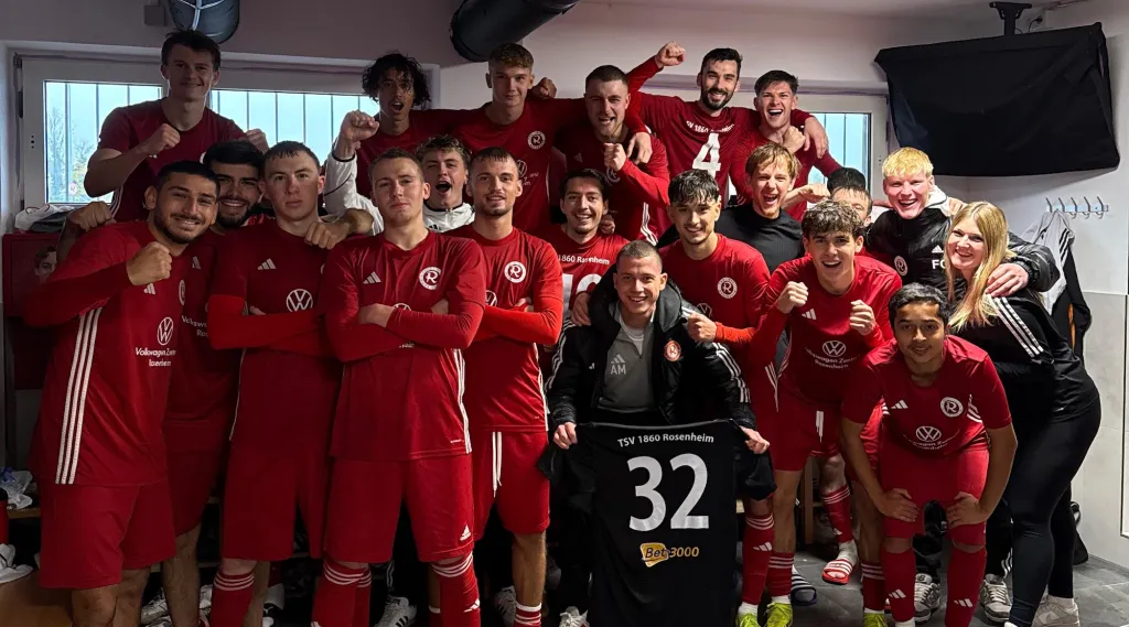 Erste Mannschaft des TSV 1860 Rosenheim feiert Heimsieg gegen TSV Grünwald