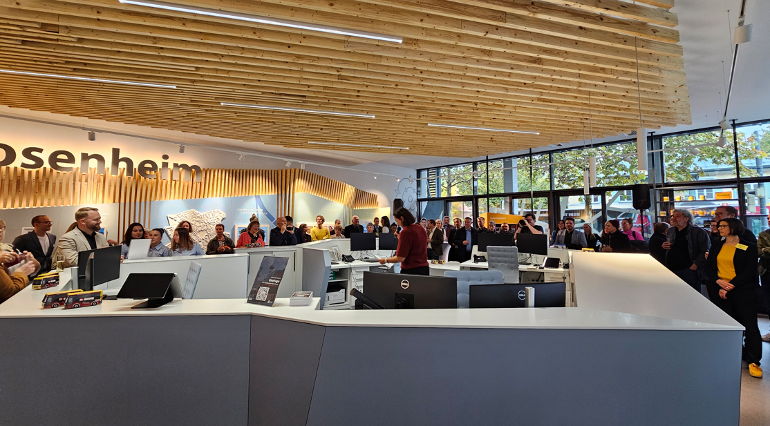 Ufo Eröffnung Touristinfo Oktober 2025 in Rosenheim. Foto: Innpuls.me