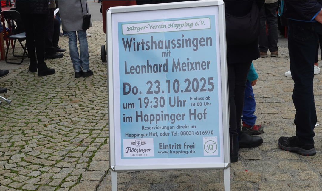 Wirtshaussingen im Happinger Hof