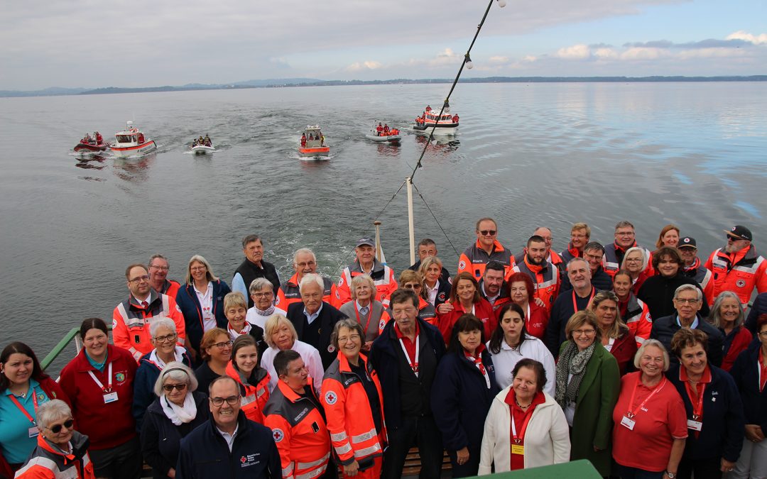 Gute Laune bei der BRK-Chiemseeschifffahrt für Senioren und Menschen mit Behinderung