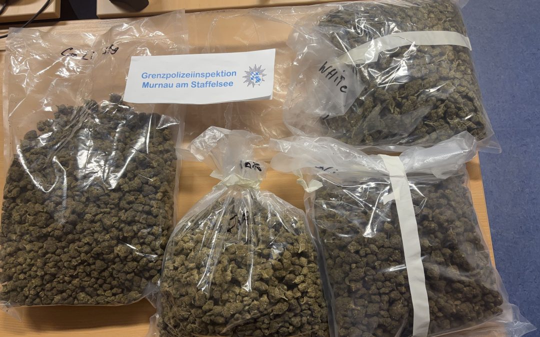 Betäubungsmittel bei Einreisekontrolle in Mittenwald sichergestellt