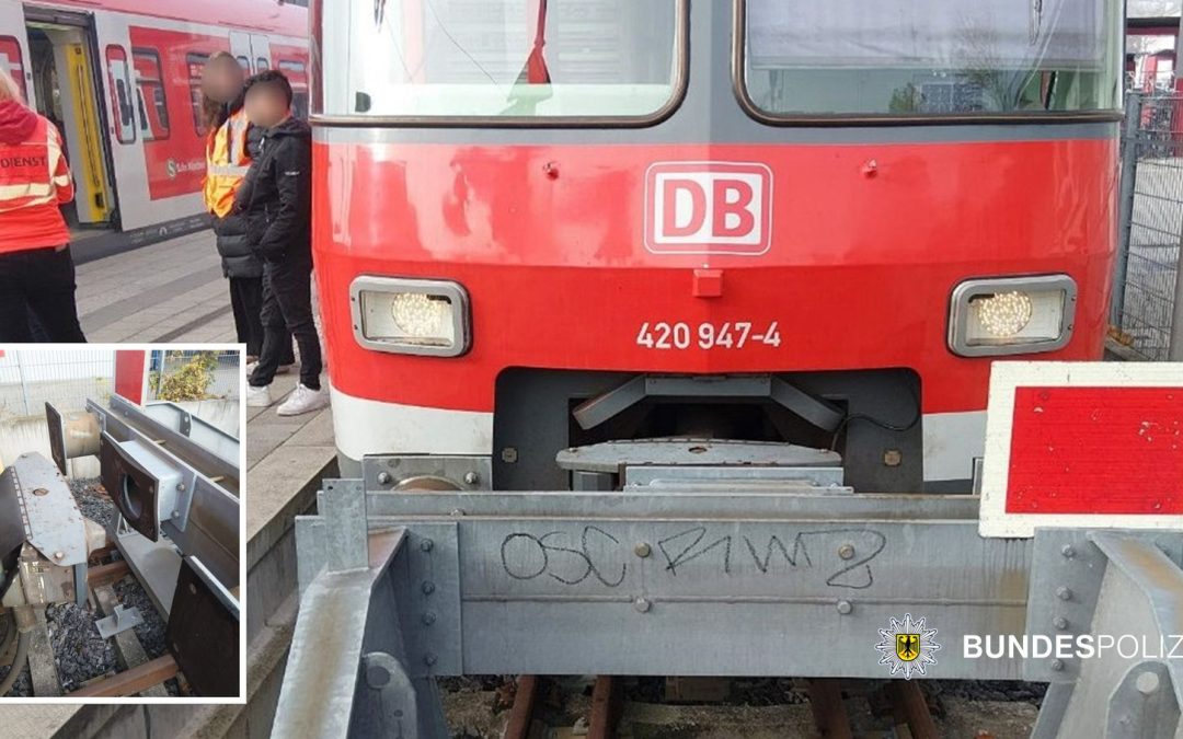 S-Bahn prallt in Ebersberg gegen Prellbock – keine Verletzten