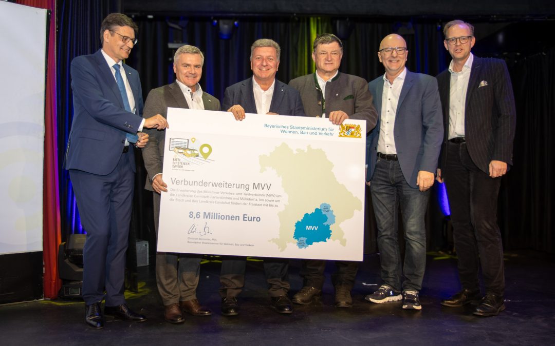 MVV erweitert Verbundraum bis nach Niederbayern