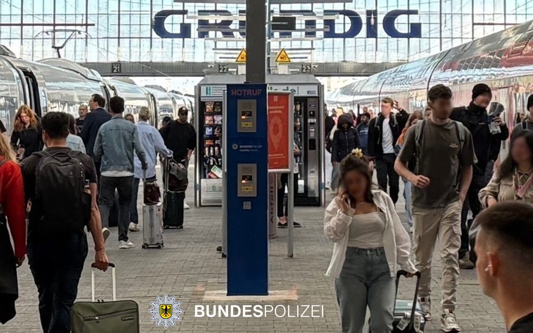 Diebstahl am Münchner Hauptbahnhof – Täter auf frischer Tat gestellt
