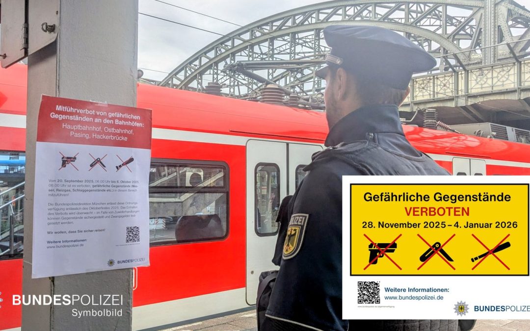 Bundespolizei: Kontrollen und Zwischenfälle in Münchner Bahnhöfen