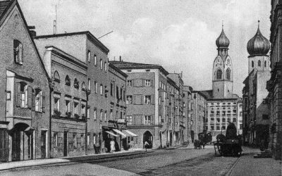 Heilig-Geist-Straße, Rosenheim, ca. 1905