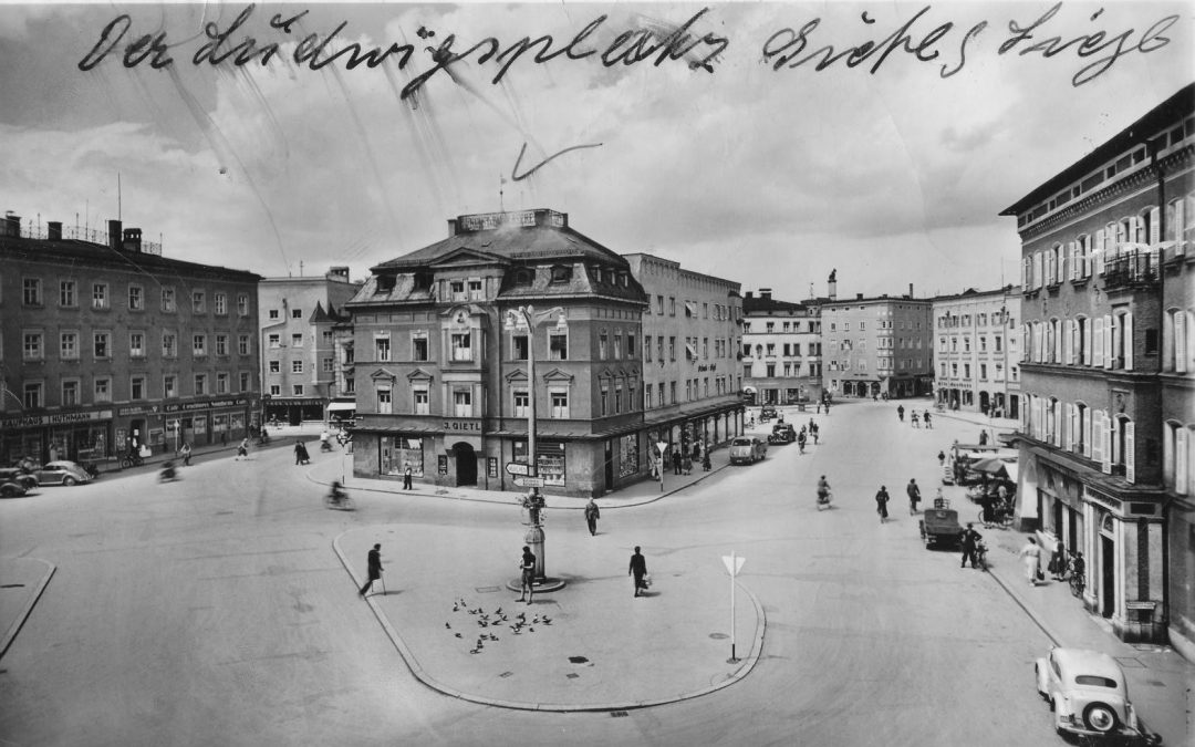 Ludwigsplatz, Rosenheim, 1953