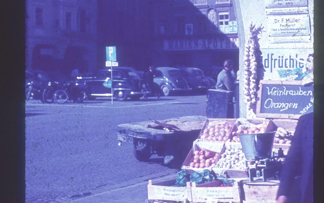 Max-Josefs-Platz, Rosenheim, 1950