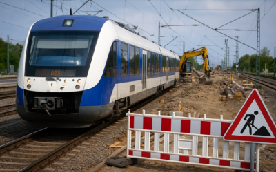 Bauarbeiten der Deutschen Bahn: Änderungen bei der BRB im Netz Chiemgau-Inntal