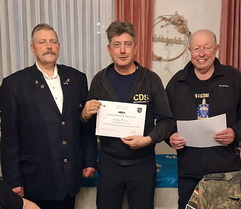 Schießwettkampf mit Jahresabschlußfeier des Europäischen Militär-Fallschirmsprungverbandes in Firedenfeld 2025s: Fotos EMFV