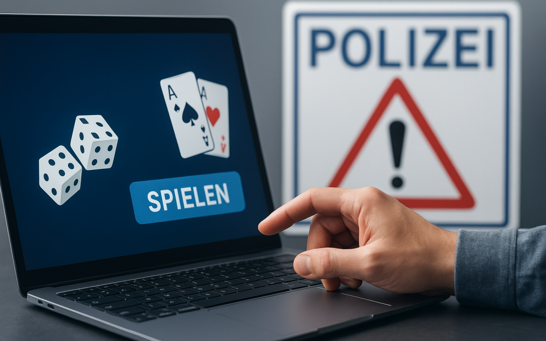 Sicher online spielen: Polizei warnt vor illegalem Glücksspiel im Internet