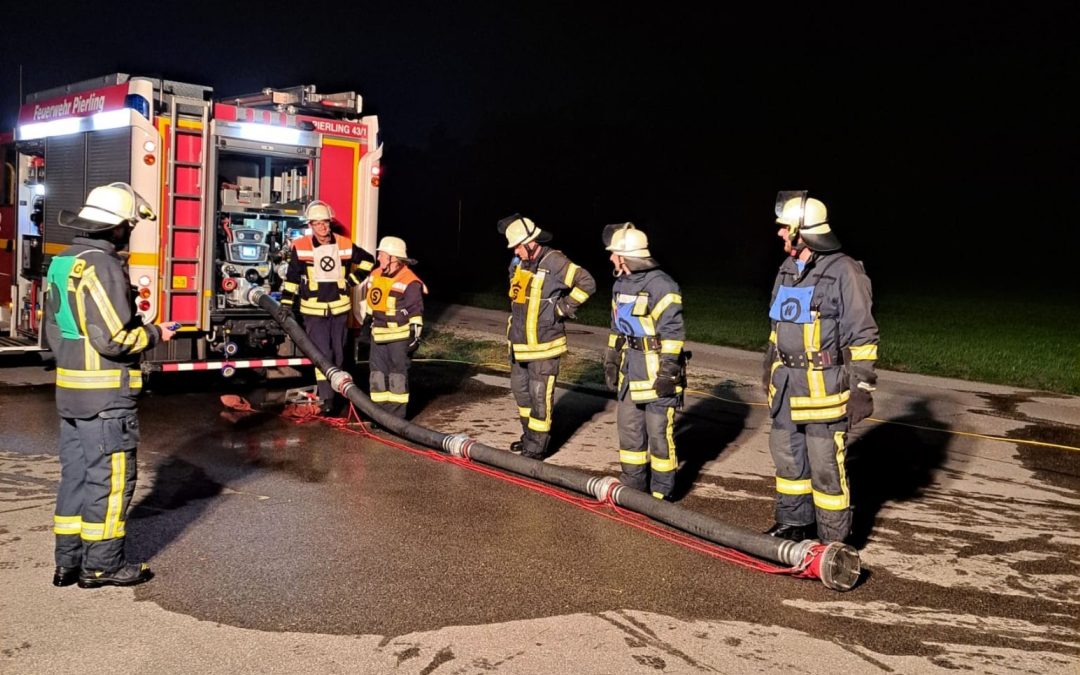Pierlinger Feuerwehr besteht Leistungsprüfung: Martin Danner erreicht höchste Stufe Gold-Rot