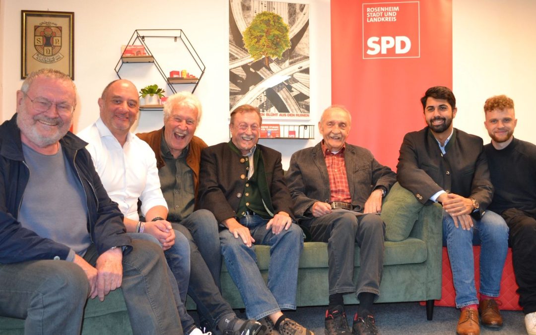 SPD-Ortsverein Erlenau-Westerndorf ehrt langjährige Mitglieder