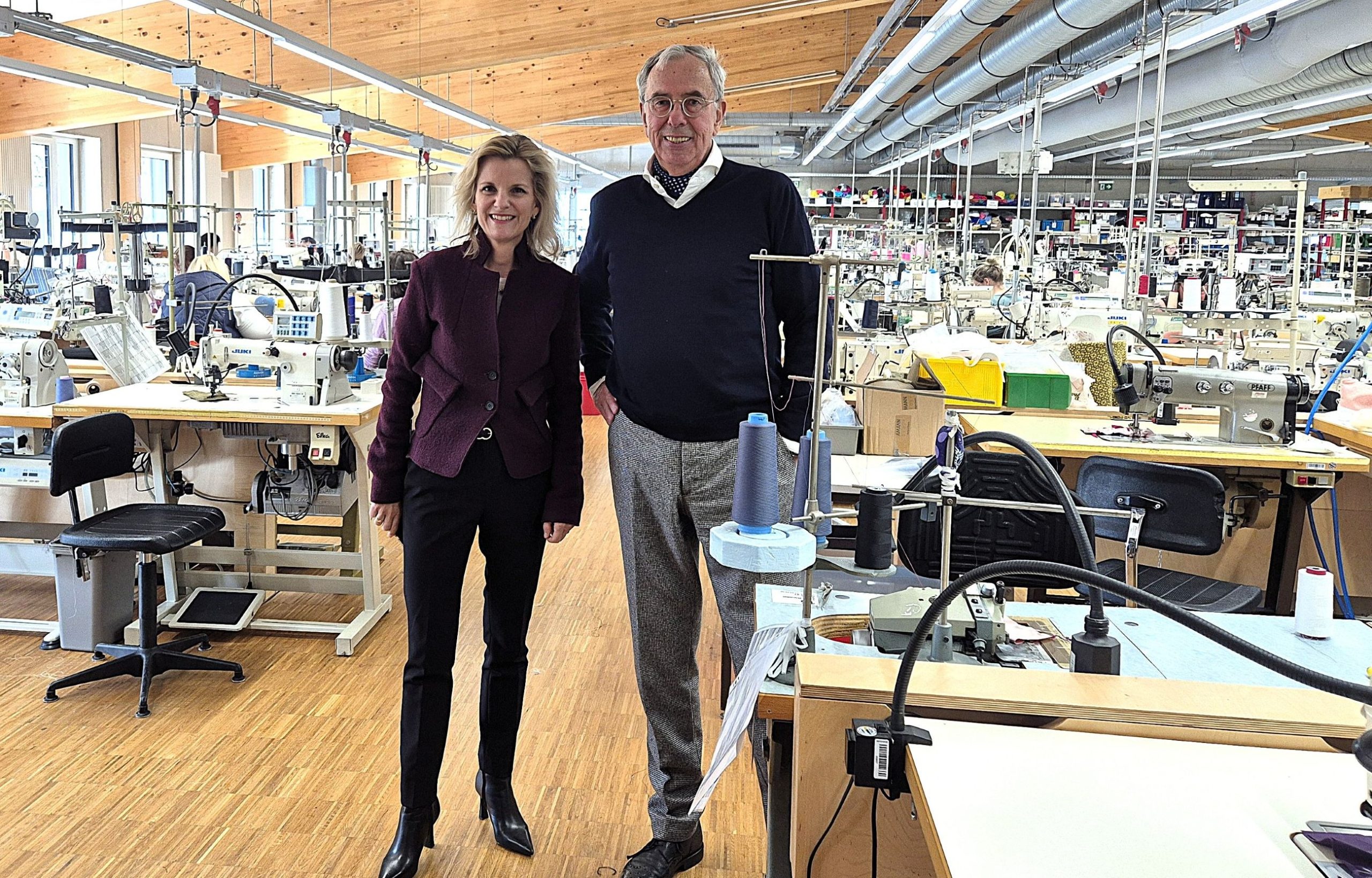 anita2 Hier wird bei ANITA gewählt. MdB Daniela Ludwig und Georg Weber-Unger senior. Foto: Abgeordnetenbüro Daniela Ludwig