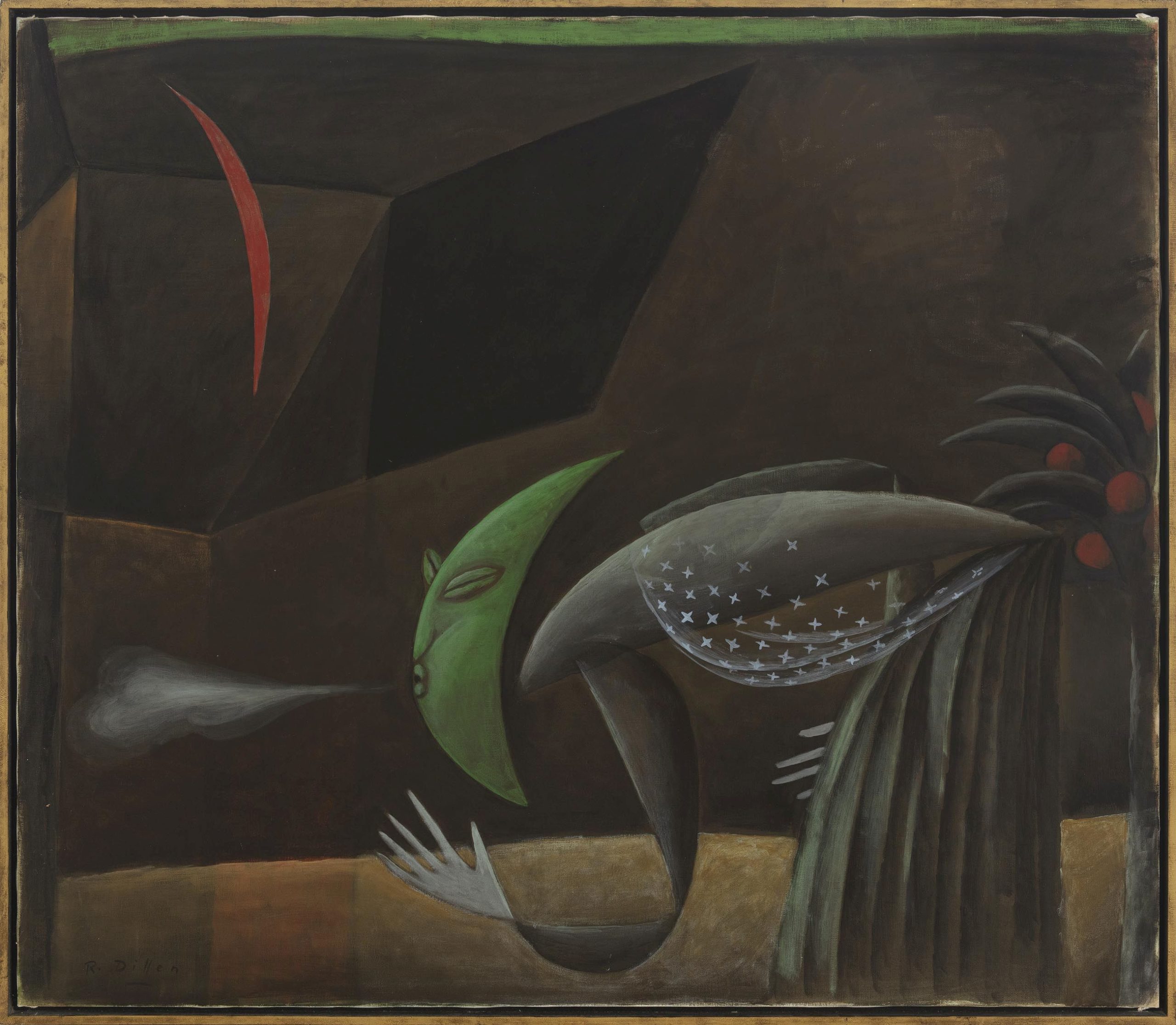 _foto martin weiand Rainer Dillen, Die Nachtwandlerin, Aquatec auf Leinwand 1979. Repro: Copyright Martin Weiand