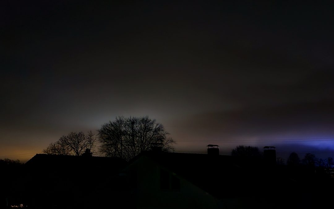 Farbenspiel über Rosenheim: War das ein Polarlicht?