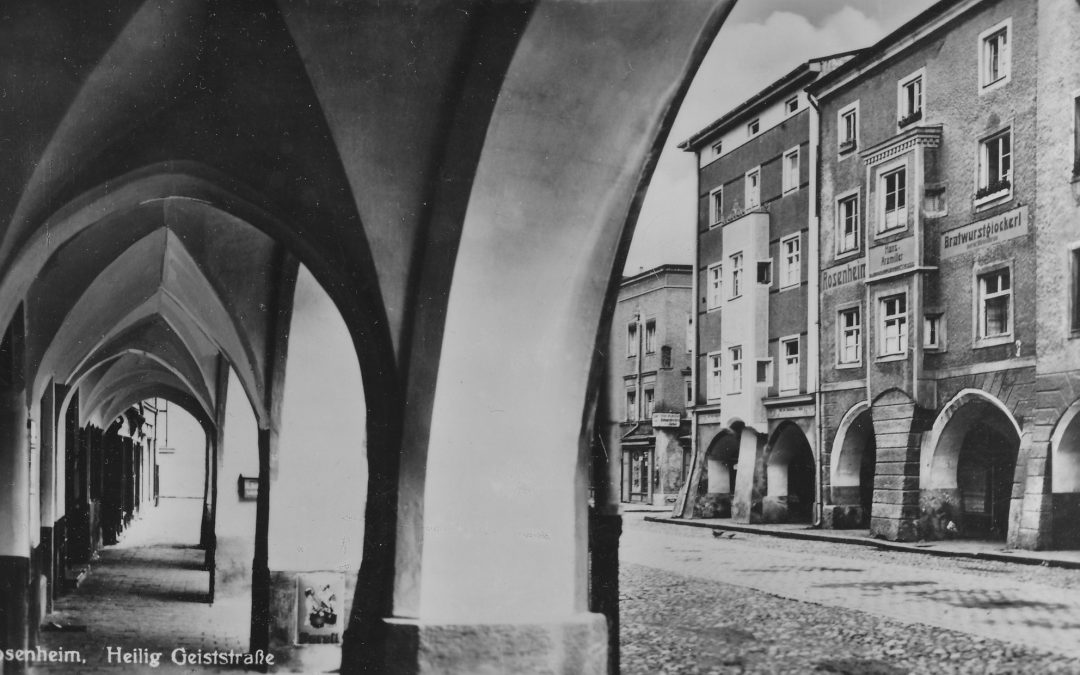Heilig-Geist-Straße, Rosenheim, ca. 1900