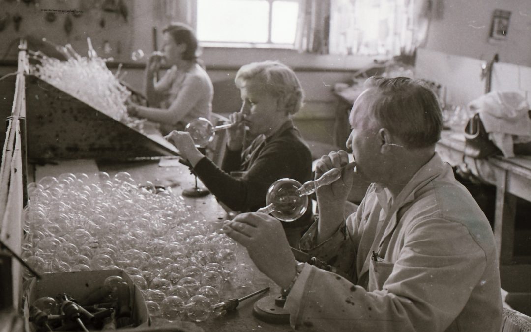 Christbaumschmuck Firma Krebs, Rosenheim, 1969