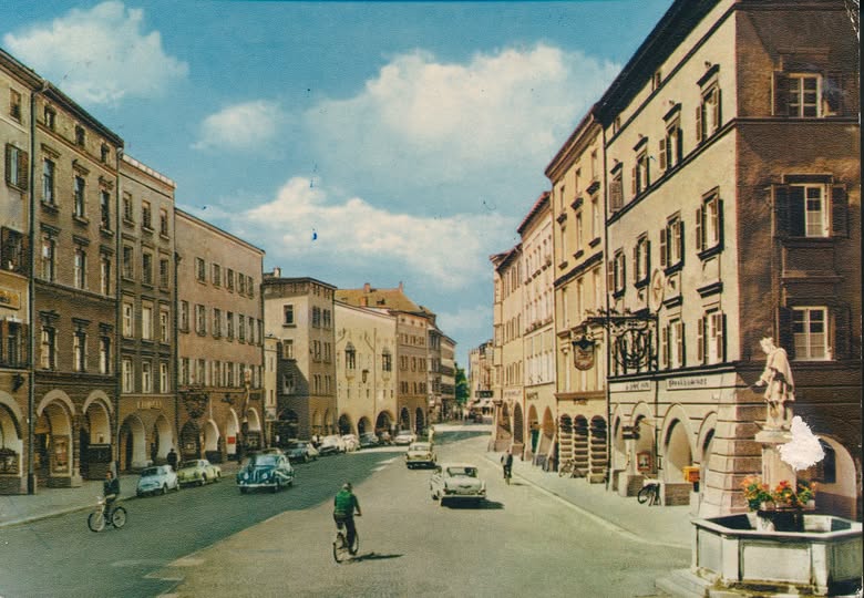 Max-Josefs-Platz, Rosenheim, 1969