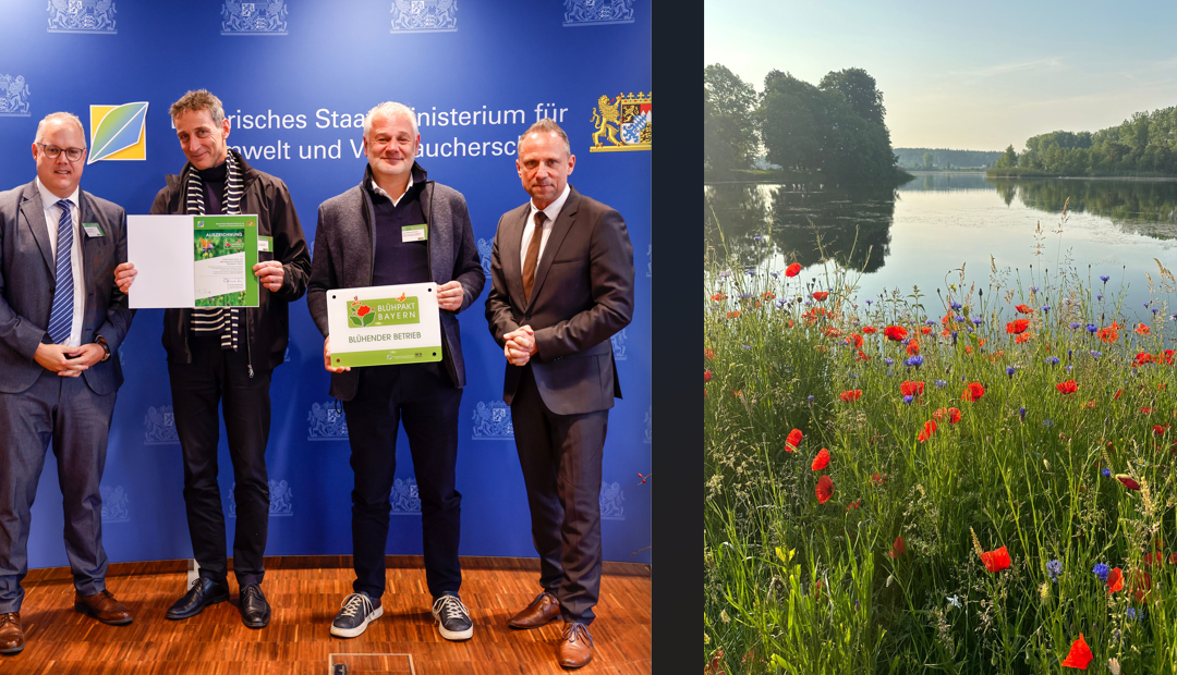 Kloster Seeon erhält Auszeichnung „Blühender Betrieb“