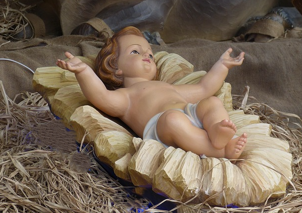 Christkind Christkind aus Holz. Foto: re